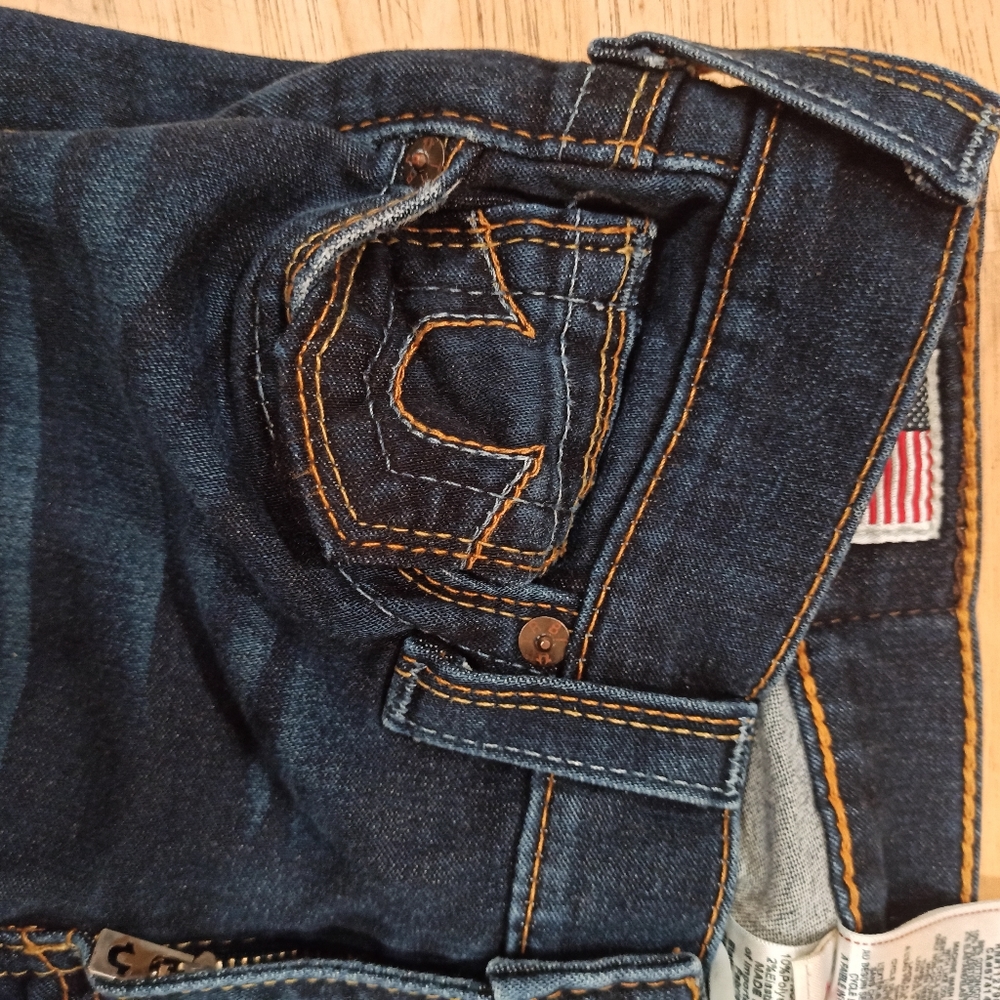 True Religion Denim Jeans Women’s Size 24 Blue Skinny Super Stretch - Picture 11 of 16